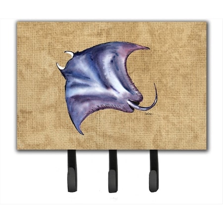 Carolines Treasures 6 x 9 in. Stingray Leash or Key Holder 8814TH68
